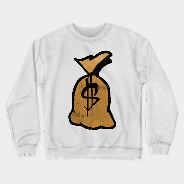 Money Bag Crewneck Sweatshirt by PH-Design